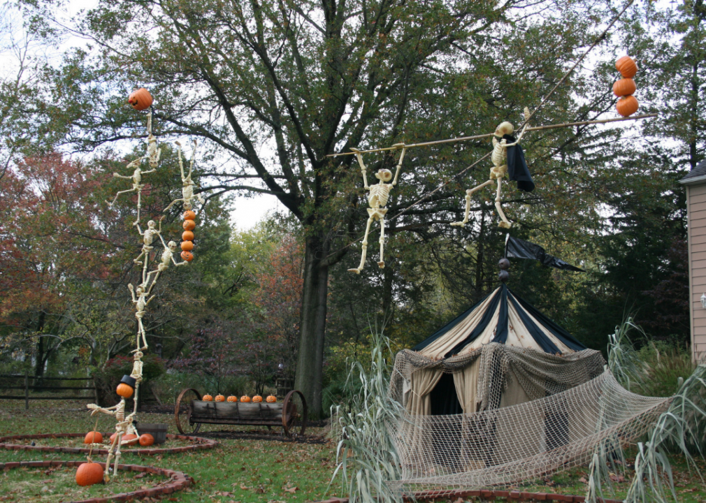 The Adams family’s 13 Skeletons in Bridgewater, New Jersey